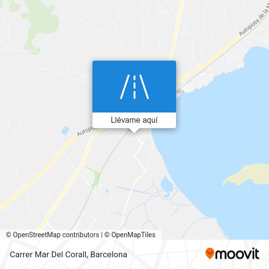 Mapa Carrer Mar Del Corall