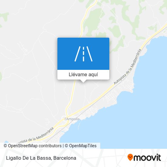 Mapa Ligallo De La Bassa