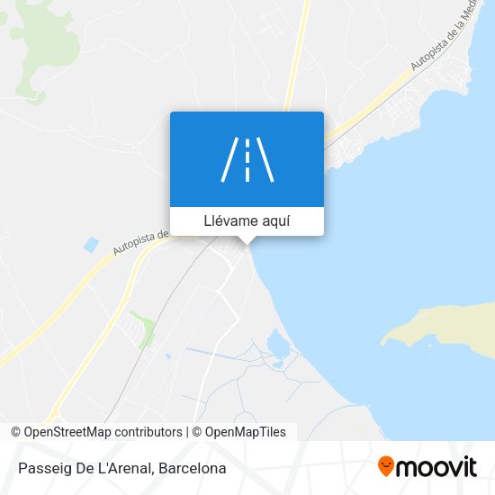 Mapa Passeig De L'Arenal