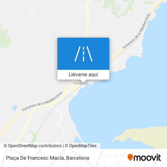 Mapa Plaça De Francesc Macià