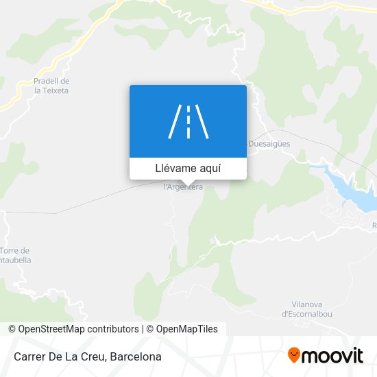 Mapa Carrer De La Creu