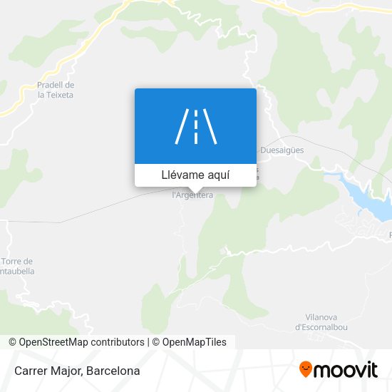 Mapa Carrer Major