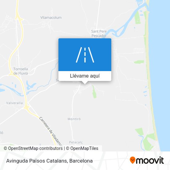 Mapa Avinguda Països Catalans