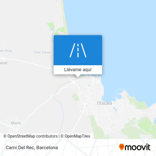 Mapa Camí Del Rec