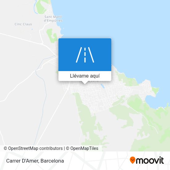Mapa Carrer D'Amer