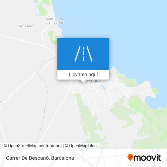 Mapa Carrer De Bescanó