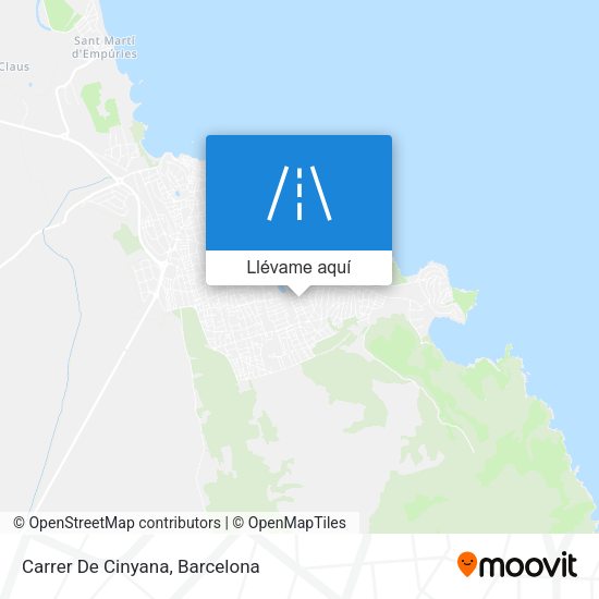 Mapa Carrer De Cinyana