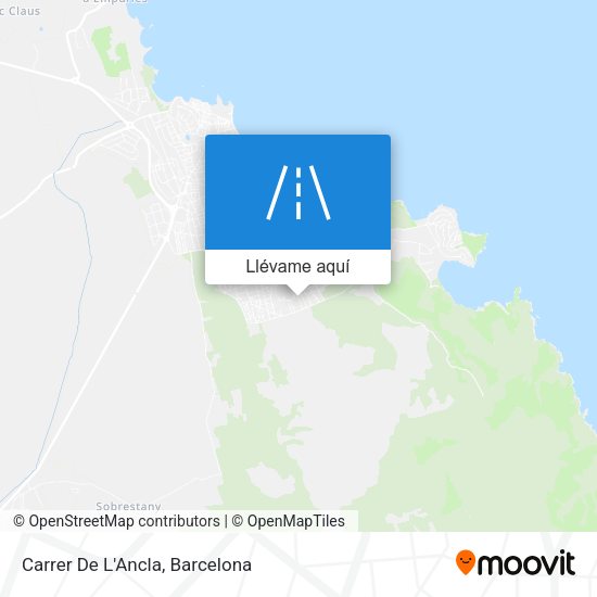 Mapa Carrer De L'Ancla