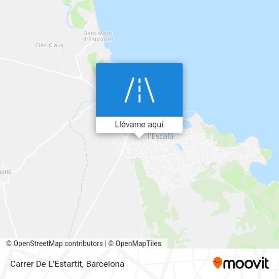 Mapa Carrer De L'Estartit