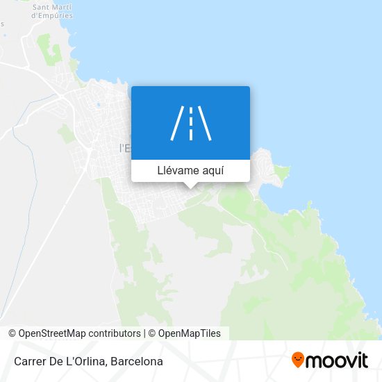 Mapa Carrer De L'Orlina