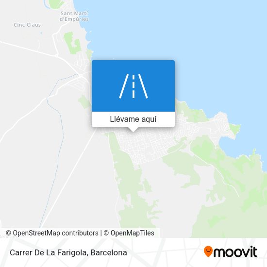 Mapa Carrer De La Farigola