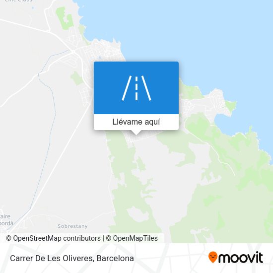 Mapa Carrer De Les Oliveres