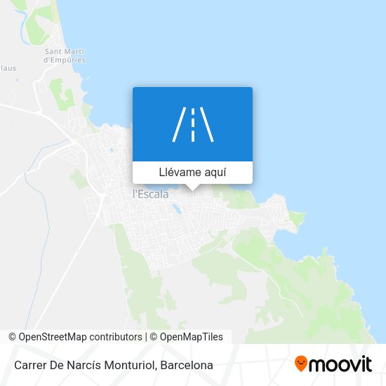 Mapa Carrer De Narcís Monturiol