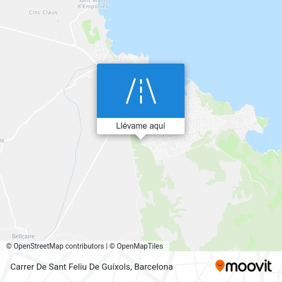 Mapa Carrer De Sant Feliu De Guíxols