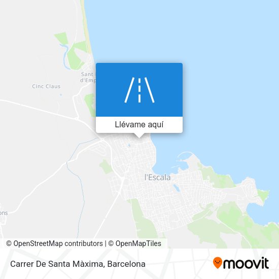 Mapa Carrer De Santa Màxima