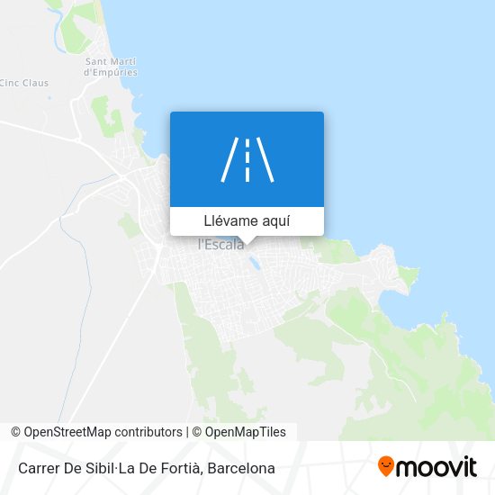 Mapa Carrer De Sibil·La De Fortià