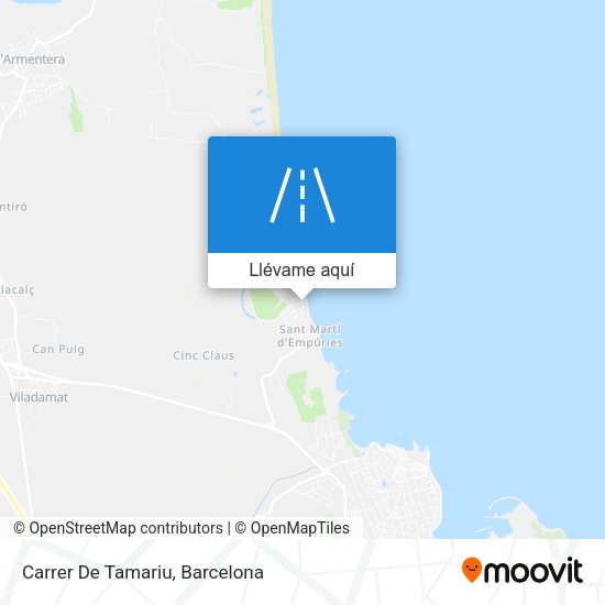 Mapa Carrer De Tamariu
