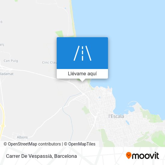 Mapa Carrer De Vespassià