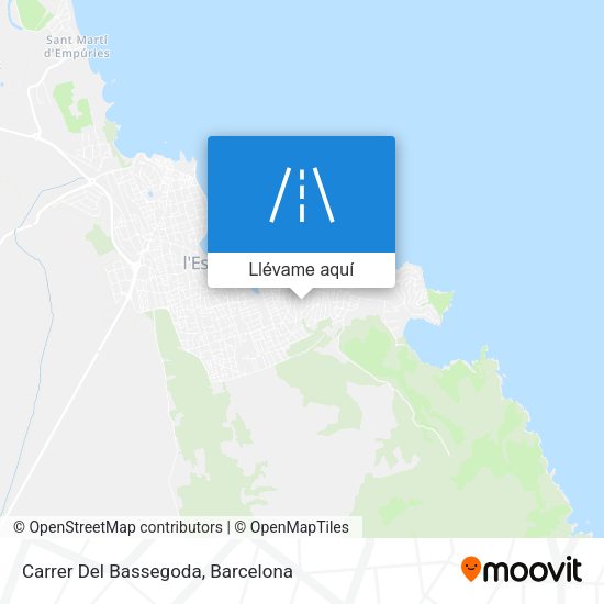 Mapa Carrer Del Bassegoda