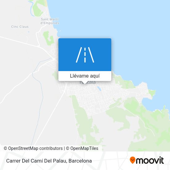 Mapa Carrer Del Camí Del Palau