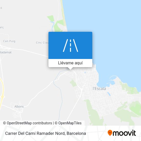 Mapa Carrer Del Camí Ramader Nord