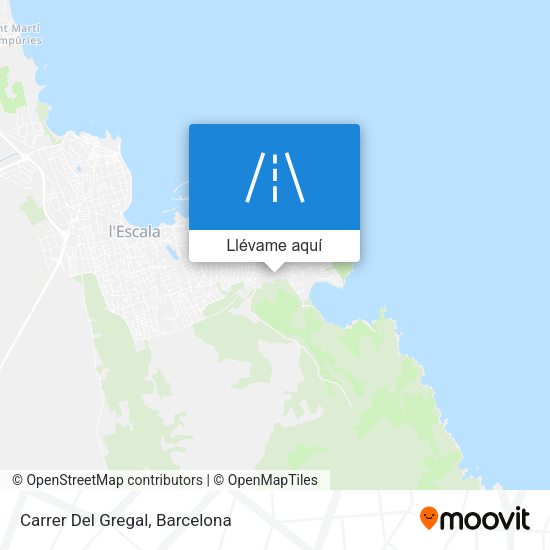 Mapa Carrer Del Gregal