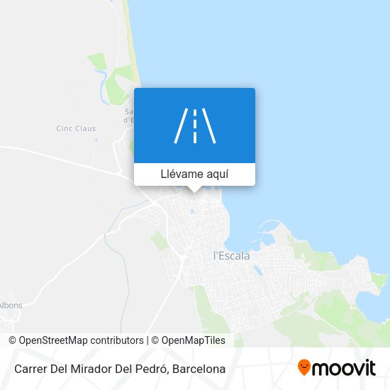 Mapa Carrer Del Mirador Del Pedró