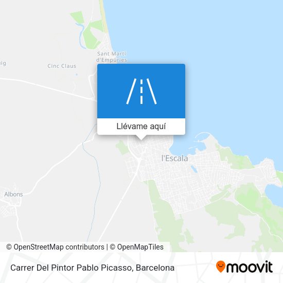 Mapa Carrer Del Pintor Pablo Picasso