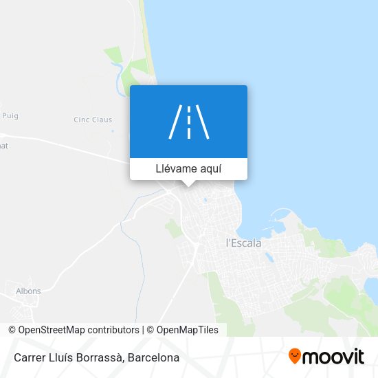 Mapa Carrer Lluís Borrassà