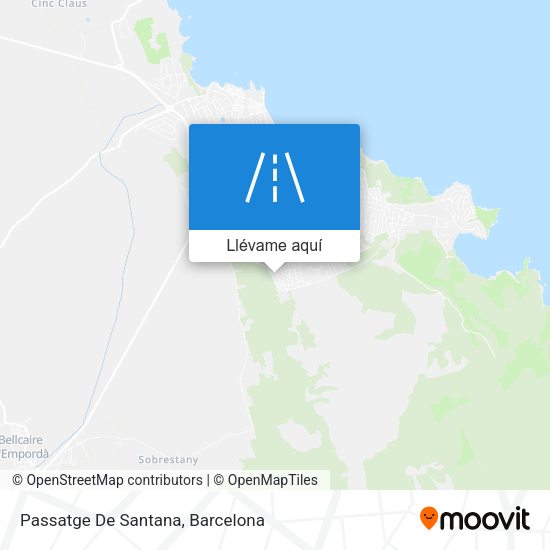 Mapa Passatge De Santana