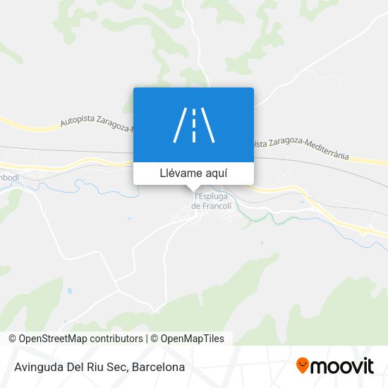Mapa Avinguda Del Riu Sec