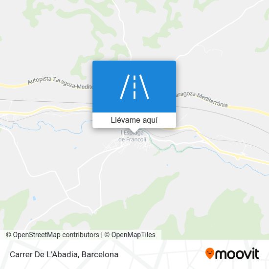 Mapa Carrer De L'Abadia