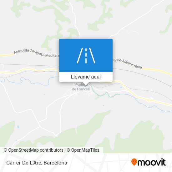 Mapa Carrer De L'Arc