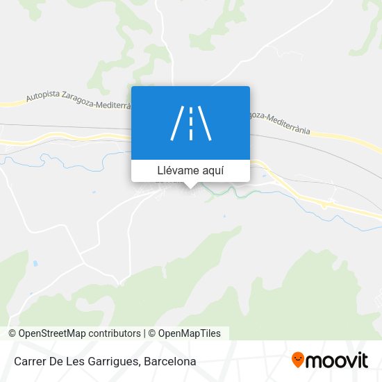 Mapa Carrer De Les Garrigues