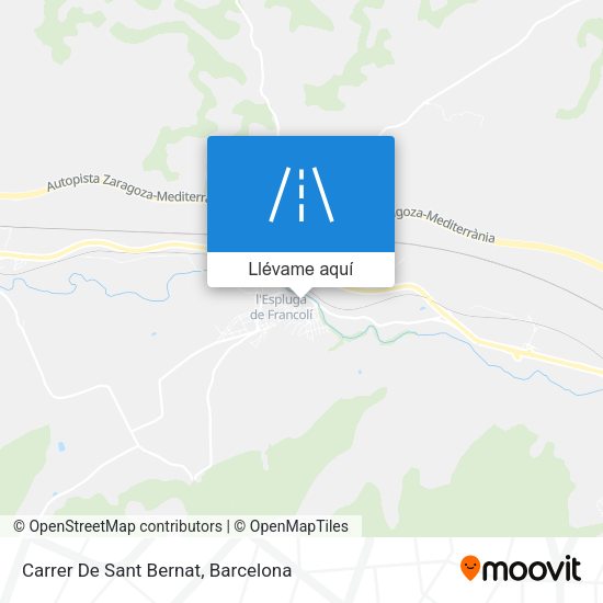 Mapa Carrer De Sant Bernat