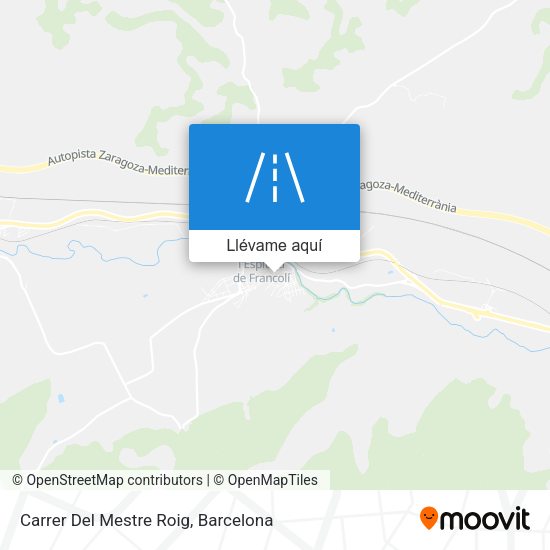 Mapa Carrer Del Mestre Roig