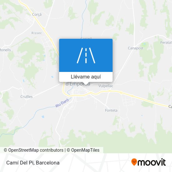 Mapa Camí Del Pi