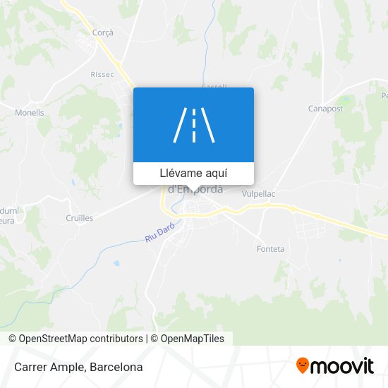 Mapa Carrer Ample