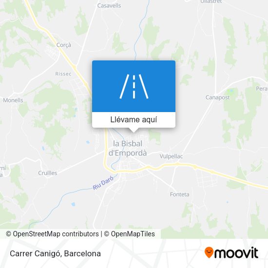 Mapa Carrer Canigó