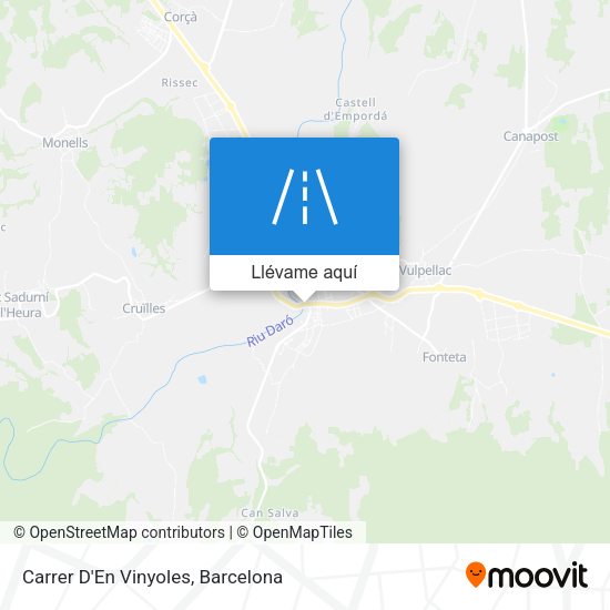 Mapa Carrer D'En Vinyoles