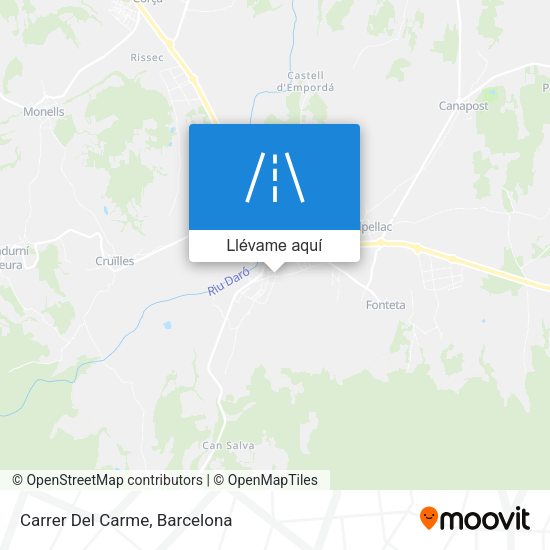 Mapa Carrer Del Carme