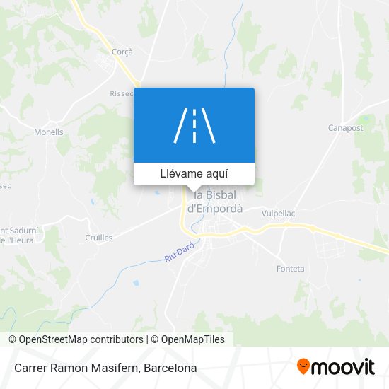 Mapa Carrer Ramon Masifern