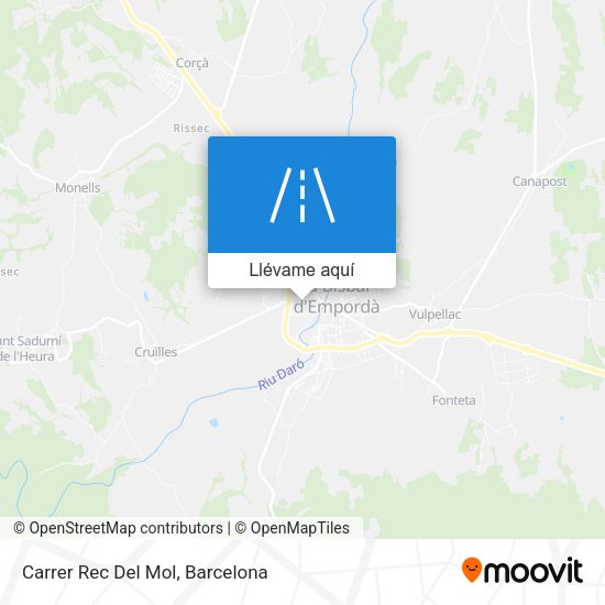Mapa Carrer Rec Del Mol