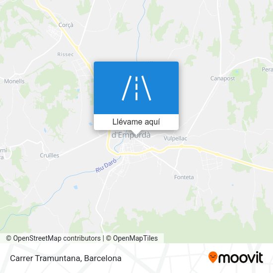 Mapa Carrer Tramuntana
