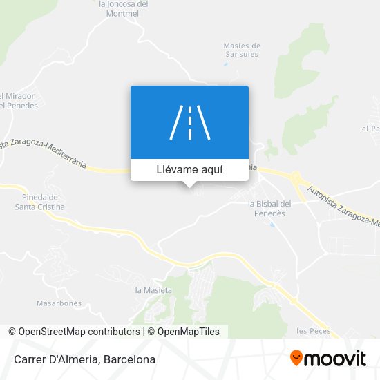 Mapa Carrer D'Almeria