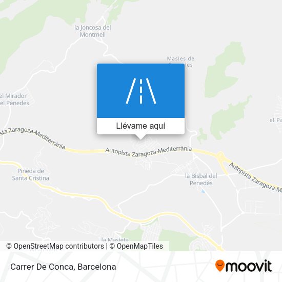 Mapa Carrer De Conca