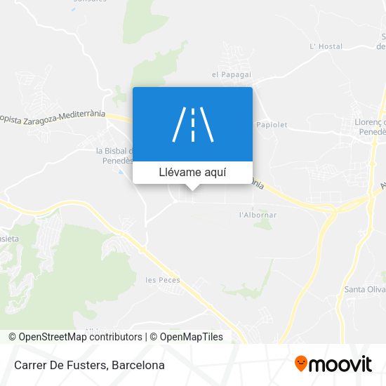 Mapa Carrer De Fusters