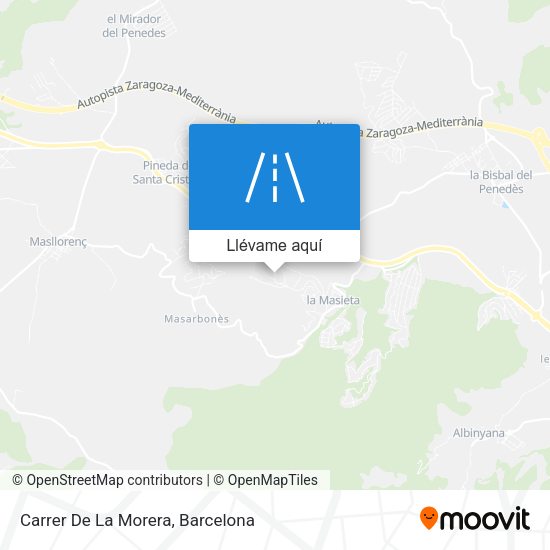 Mapa Carrer De La Morera