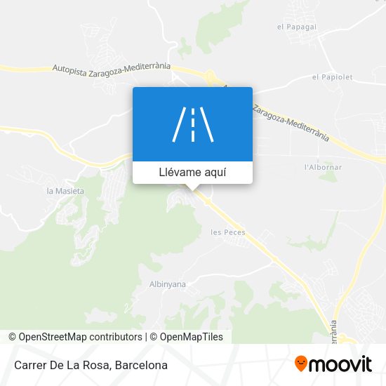 Mapa Carrer De La Rosa