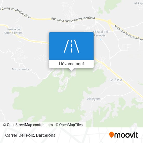 Mapa Carrer Del Foix